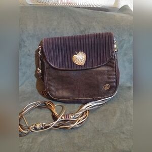 Maurizio Di Giacomi Italy Shoulder Bag with Gold Accent